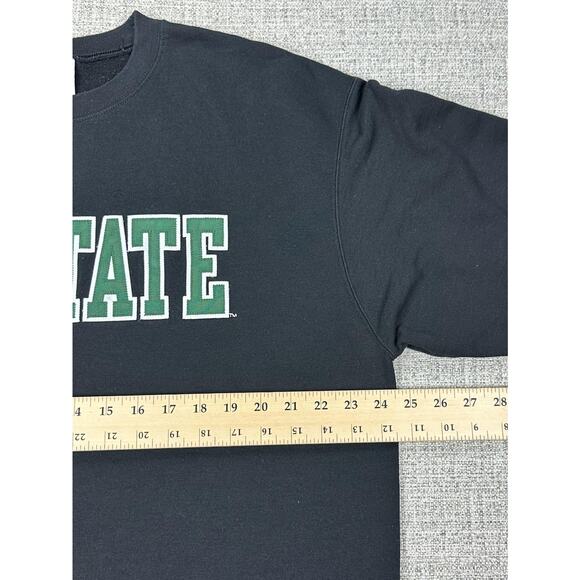 Sacramento State Hornets Sweatshirt Mens XL Black Embroidered Crewneck Fleece - Picture 3 of 11